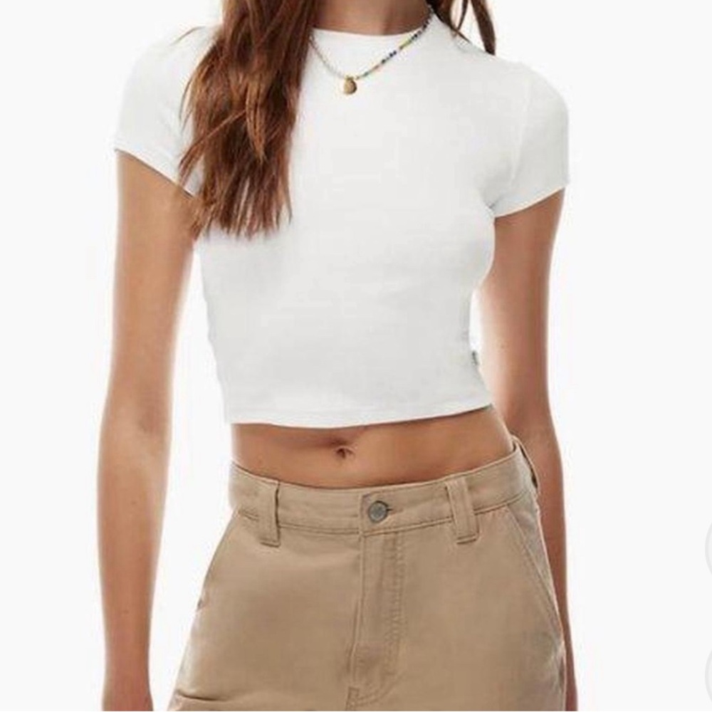 Aritzia Ribbed Baby Tee